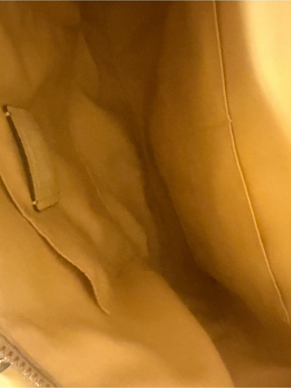 Coach Beige Signature Tote with Yellow Trim “Authentic” - Picture 6 of 13